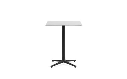 Stôl Allez, malý, štvorcový, 4 nohy – oceľ