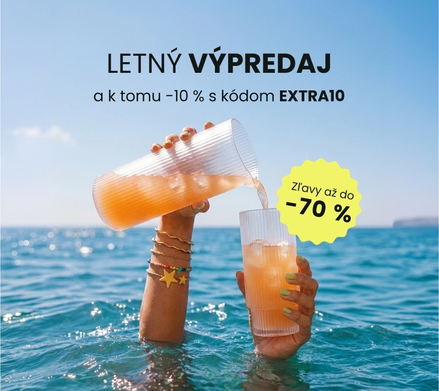 Karafa a pohár z vrúbkovaného skla