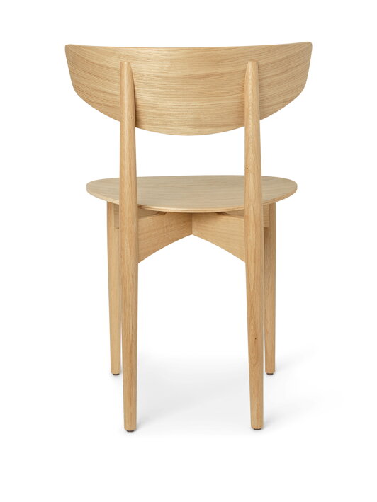Moderná stolička z dubového dreva