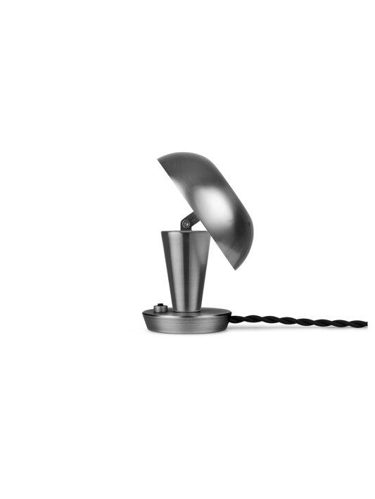 Dizajnová strieborná stolová lampa Tiny Lamp