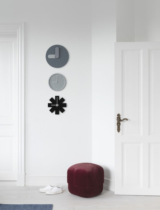 Dizajnové nástenné hodiny s trojrozmerným efektom na stenu