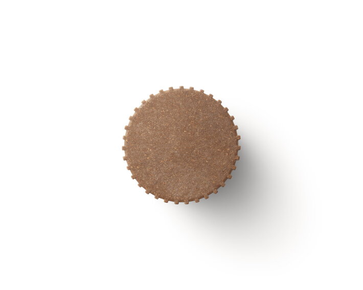 Malý prírodný háčik na stenu Chip v tvare ozubeného kolesa