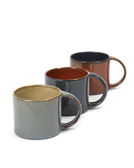 Glazované šálky na espresso z keramiky v rôznych farbách