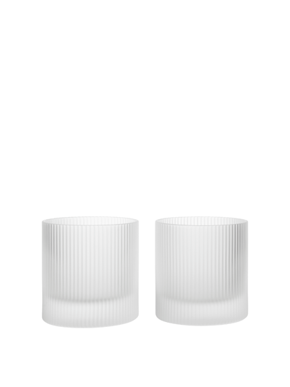Poháre Ripple Tumbler Frosted, set 2 ks – matné