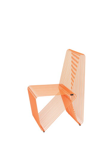 Stolička XY Salmon – oranžová