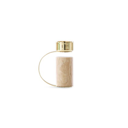 Svietnik na čajovú sviečku Heavy Tealight Travertine