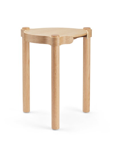 Príručný stolík/stolička Woody Stool – dub