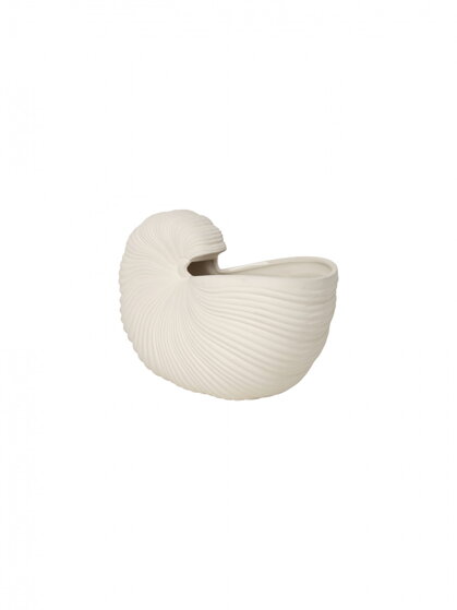 Váza v tvare mušle Shell Pot – Off-white