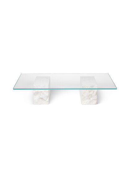 Konferenčný stolík Mineral Coffee Table – biely