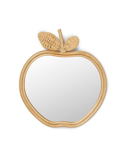 Nástenné zrkadlo Apple – prírodné
