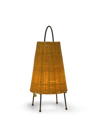 Prenosná ratanová lampa Porti Braided Lamp – prírodná
