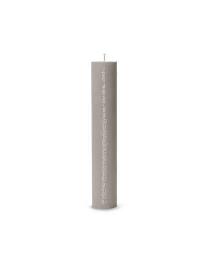 Adventná sviečka Pure Advent Candle – sivá