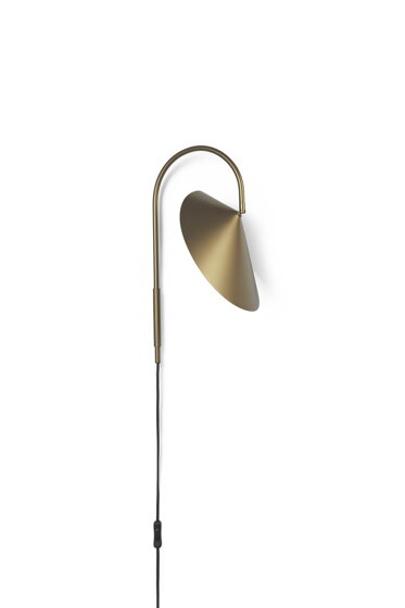 Nástenná otočná lampa Arum – bronzová