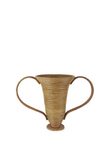 Ratanová váza Amphora, malá – prírodná