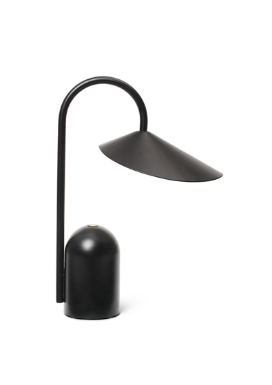 Prenosná lampa Arum – čierna