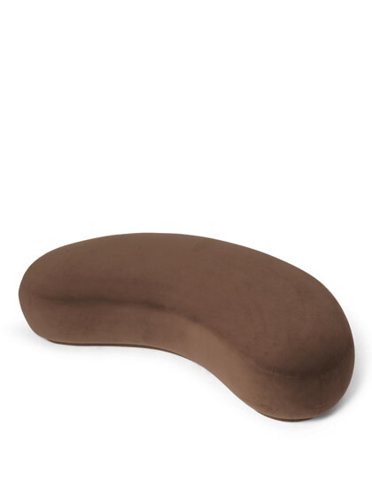 Ottoman Rico Lounger Rich Velvet – hnedý