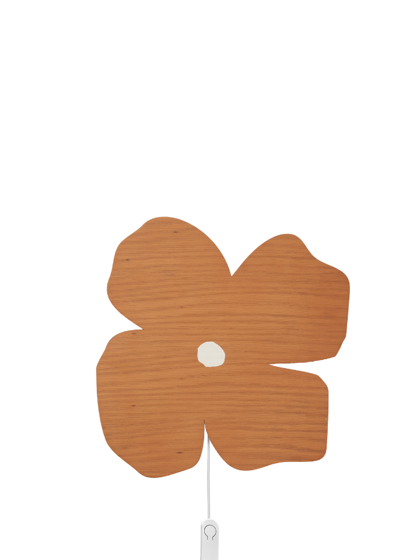 Stmievateľná nástenná lampa Poesie Brown Clay – hnedá