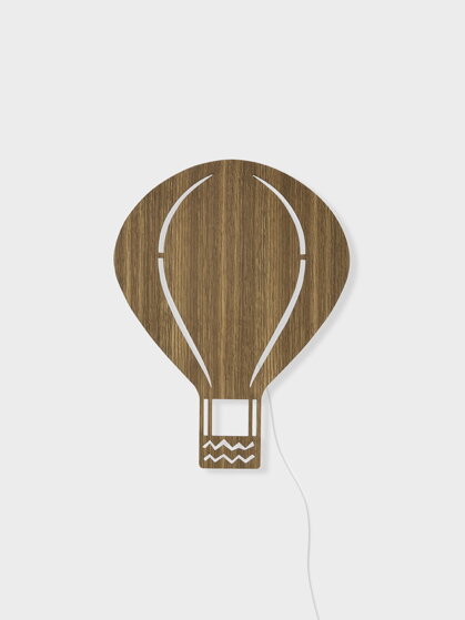 Lampa Balloon – dymový dub