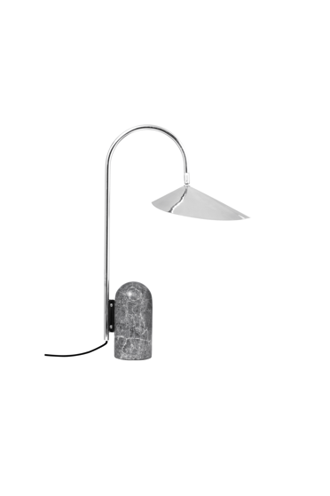 Stolová lampa Arum – sivá