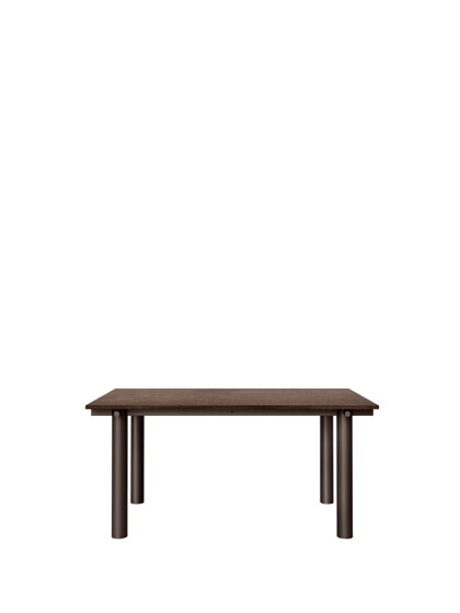 Jedálenský stôl Atura, 160 x 90 cm – tmavohnedý/tmavý morený dub