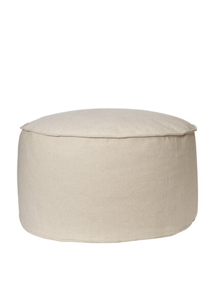 Puf Aun, Ø 80 cm – off-white
