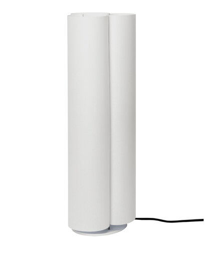Stojanová lampa Boe – strieborná/prírodná