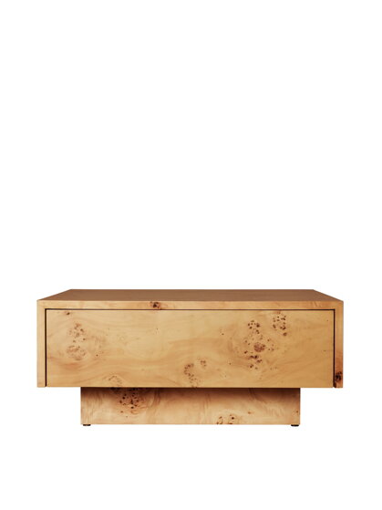 Konferenčný stolík Burl Storage – prírodný topoľ