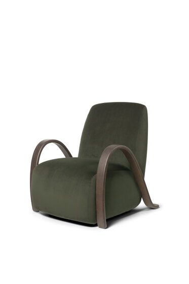 Kreslo Buur Rich Velvet – tmavozelené