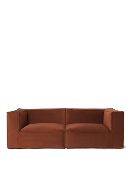 Modulárna pohovka Catena Rich Velvet – červená