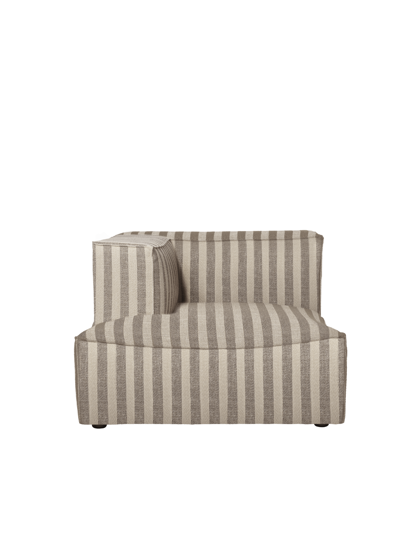 Modul Catena Louisiana Chaise Longue L600, ľavý roh – pieskový/off-white