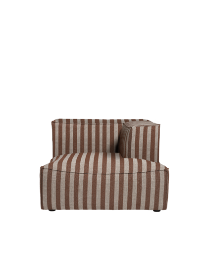 Modul Catena Louisiana Chaise Longue L601, pravý roh – pieskový/hnedý