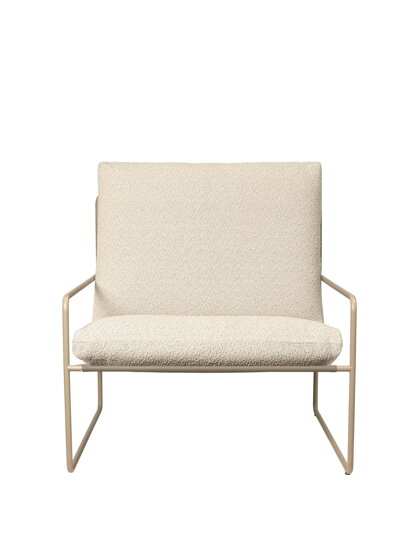 Kreslo Desert Pure Bouclé – off-white/kašmírové