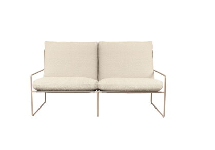 Pohovka Desert Pure Bouclé, 2-miestna – off-white/kašmírová