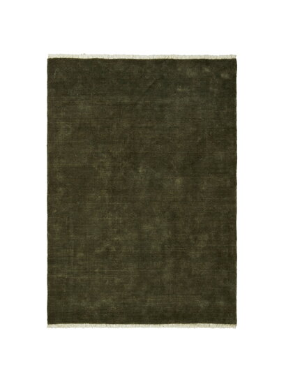 Jutový koberec Firth 170 x 240 cm – tmavý olivový