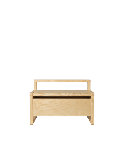 Detská úložná lavica Little Architect – prírodná/jaseň