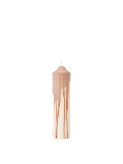 Sviečka Dryp Pillar Candle – béžová