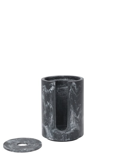 Držiak na vatové tampóny Mist Charcoal – čierny