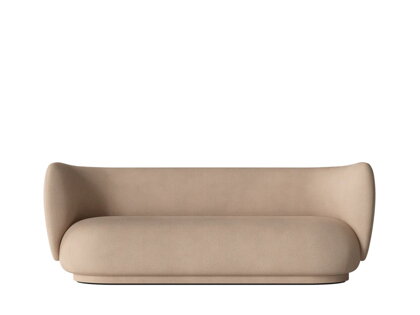 Pohovka Rico Brushed, 3-miestna – piesková