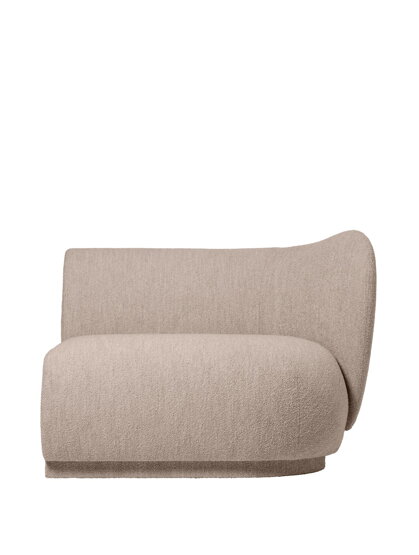 Modul Rico Soft Bouclé Armrest, pravý – prírodný