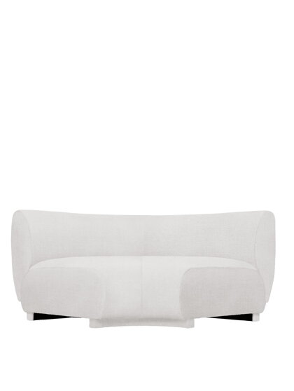 Modul Rico Bouclé Corner, široký – off-white