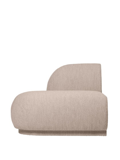 Modul Rico Soft Bouclé Open End, ľavý – prírodný