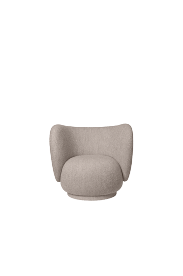 Detské kreslo Rico Soft Bouclé – prírodné
