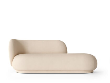 Leňoška Rico Divan Left Brushed – off-white