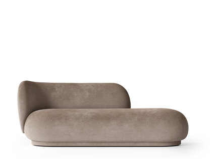 Leňoška Rico Divan Left Faded Velvet – béžová