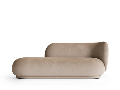 Leňoška Rico Divan Right Faded Velvet – piesková