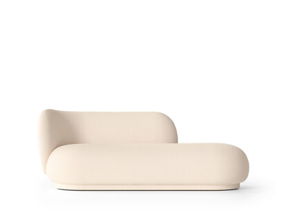 Leňoška Rico Divan Left Wool Bouclé – off-white
