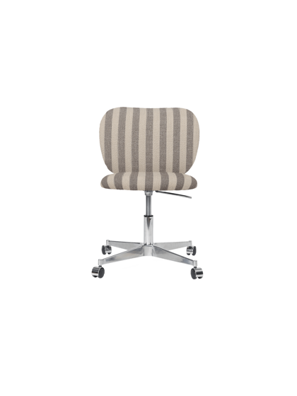 Otočná stolička Rico Castors, Louisiana – piesková/off-white