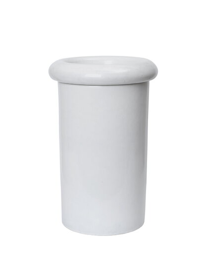 Kvetináč Rollo, veľký – biely