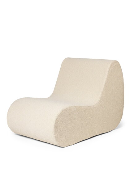 Kreslo Rouli Pure Bouclé centrálny modul – off-white