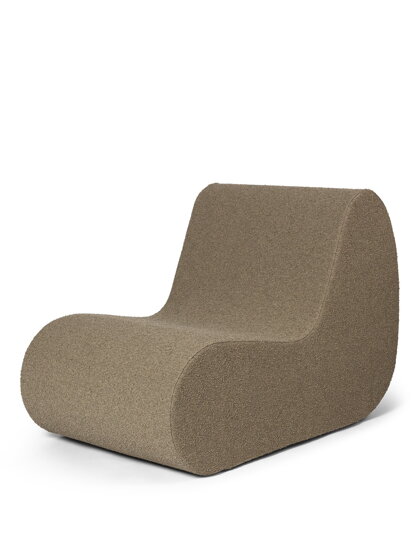 Kreslo Rouli Pure Bouclé centrálny modul – pieskové